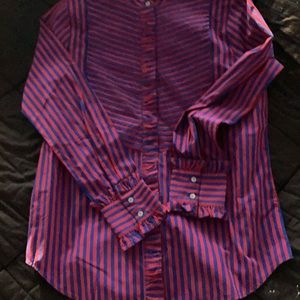 J crew NWT tags striped blouse size s